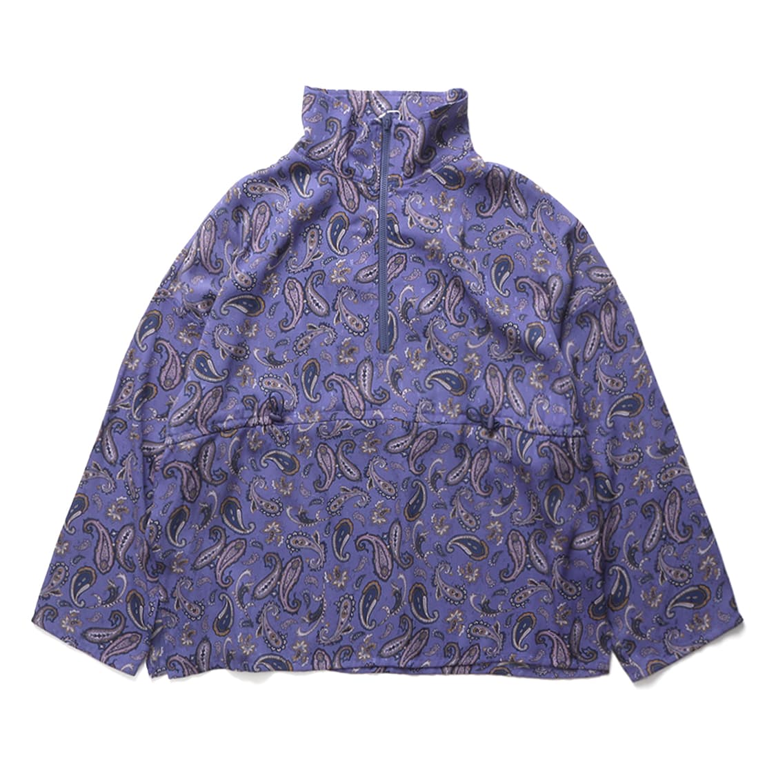 maturely Paisley Print Half Zip Shirt 상품이미지1