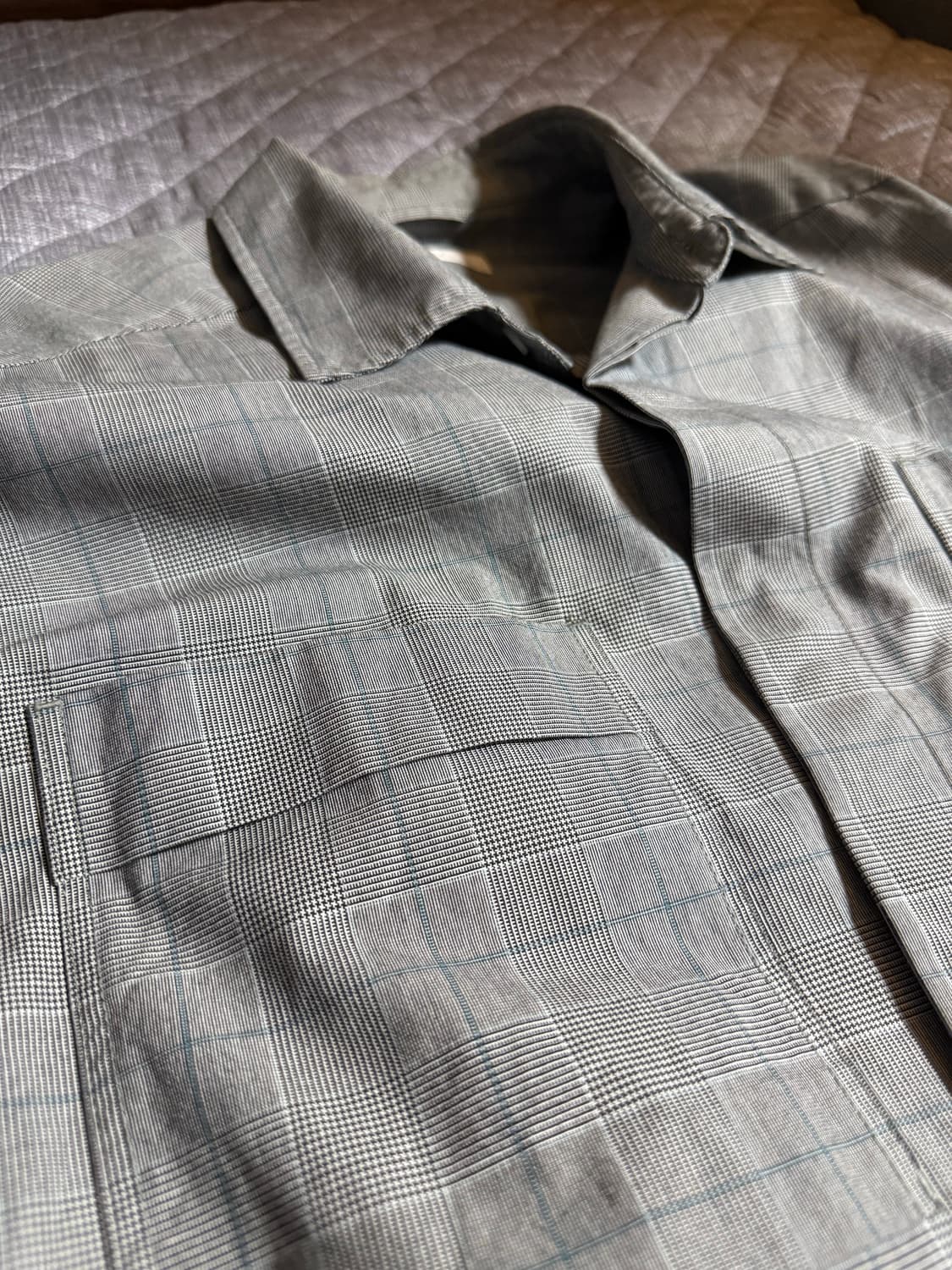 Beaker 비이커 스트라이프 체크 옥스포드 셔츠 자켓 사이즈 100 상품이미지4