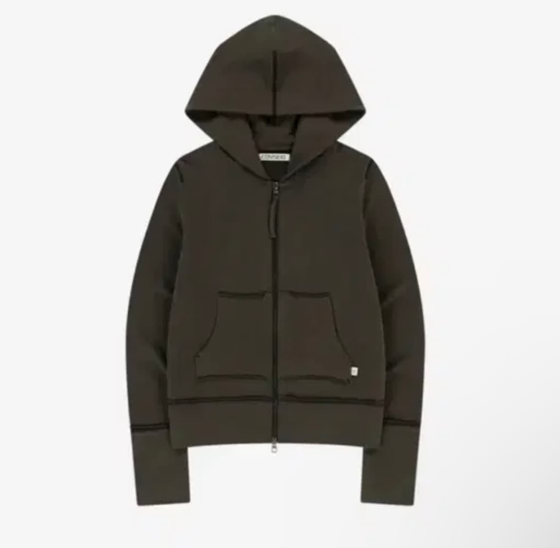 코이세이오 후드집업 브라운 상품이미지1