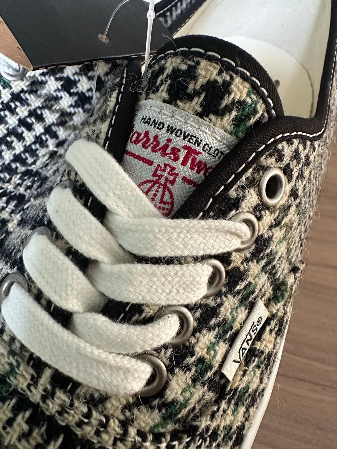 280 반스 해리스 트위드 프리미엄 어센틱 블랙 화이트 상품이미지2