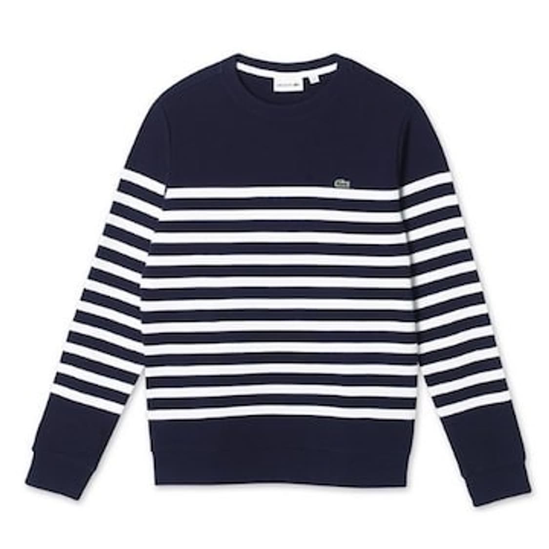 라코스테 남성 스트라이프 코튼 니트 맨투맨 4호 상품이미지1