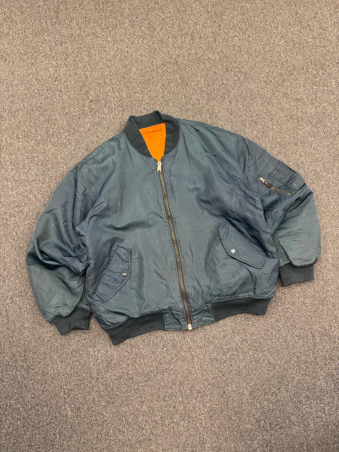 3XL)Fostex Garments 빈티지 MA-1 항공점퍼 상품이미지2