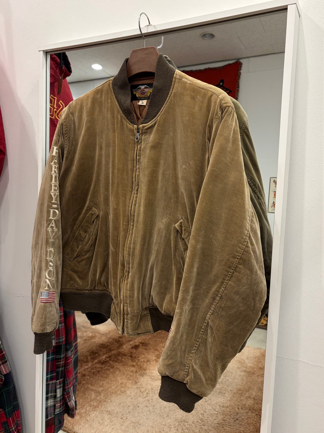 Harley-Davidson 할리데이비슨 아메리칸 이글 벨뱃 자수 자켓 상품이미지1