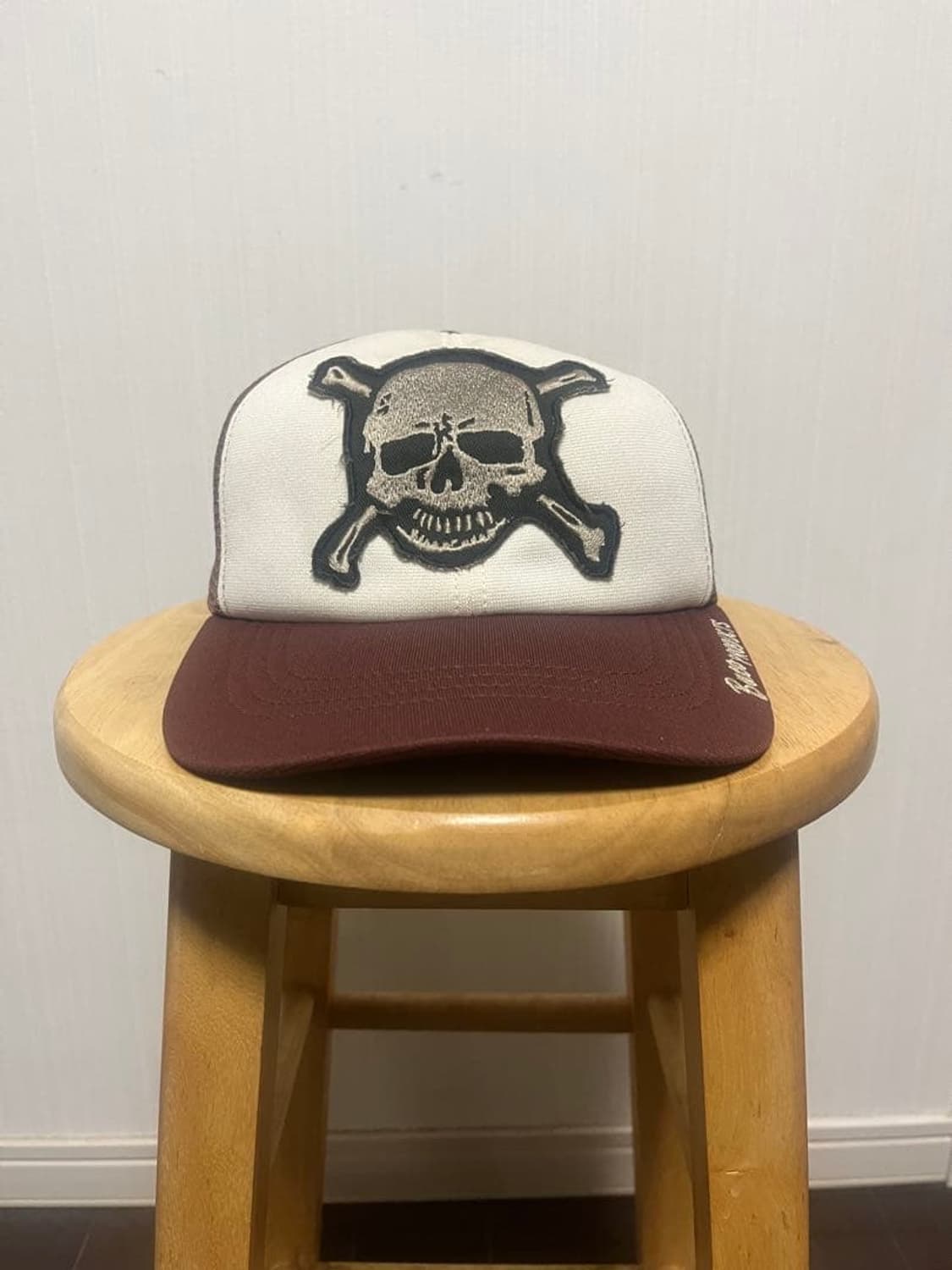 Buco 부코 리얼맥코이 빈티지 브라운 스컬 메쉬캡  상품이미지2