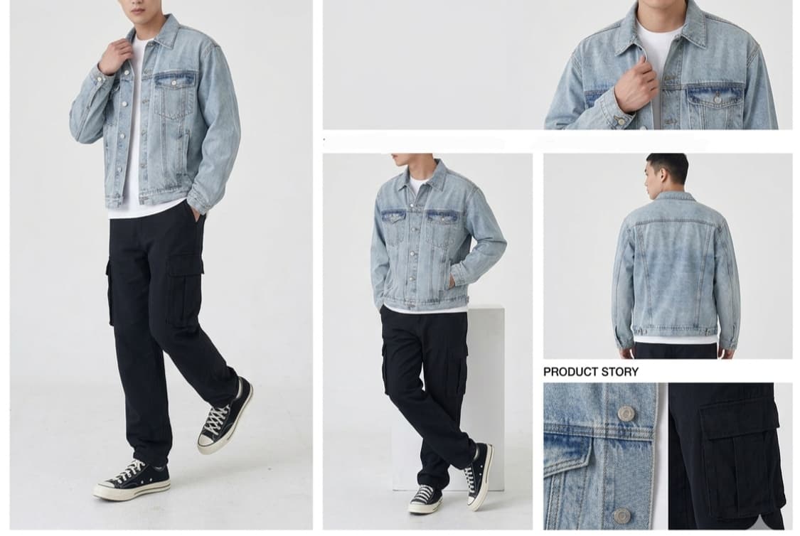 [M] 토피 데님 트러커 상품이미지3