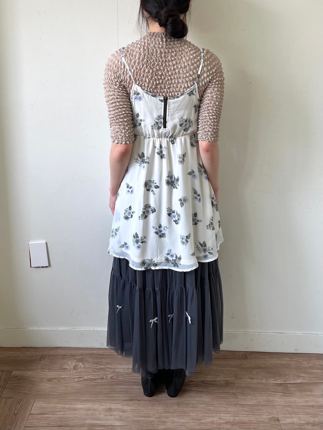 NICE CLAUP 플라워 원피스 상품이미지10