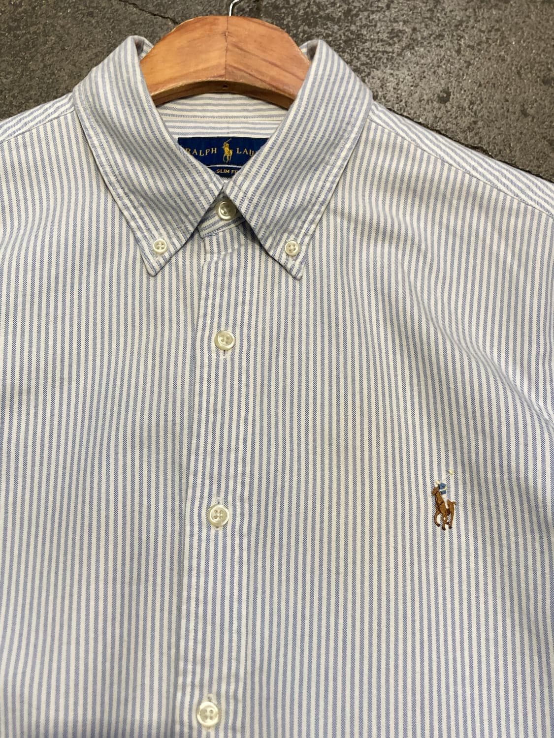 폴로 옥스포드 스트라이프 셔츠 상품이미지3