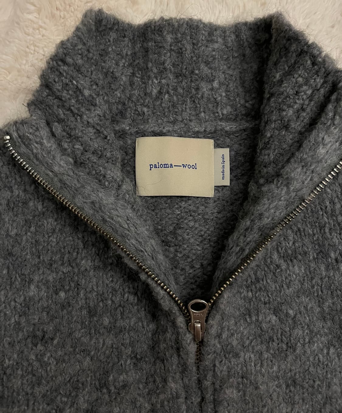 팔로마울 니트집업 L 상품이미지3