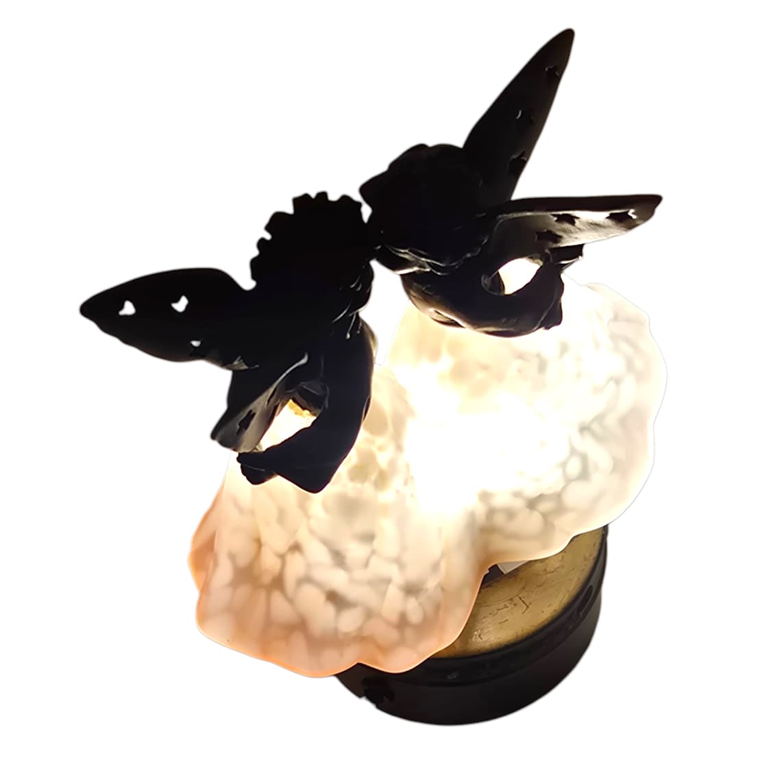 90s 엔틱 천사 유리 공예 마블 램프 상품이미지2