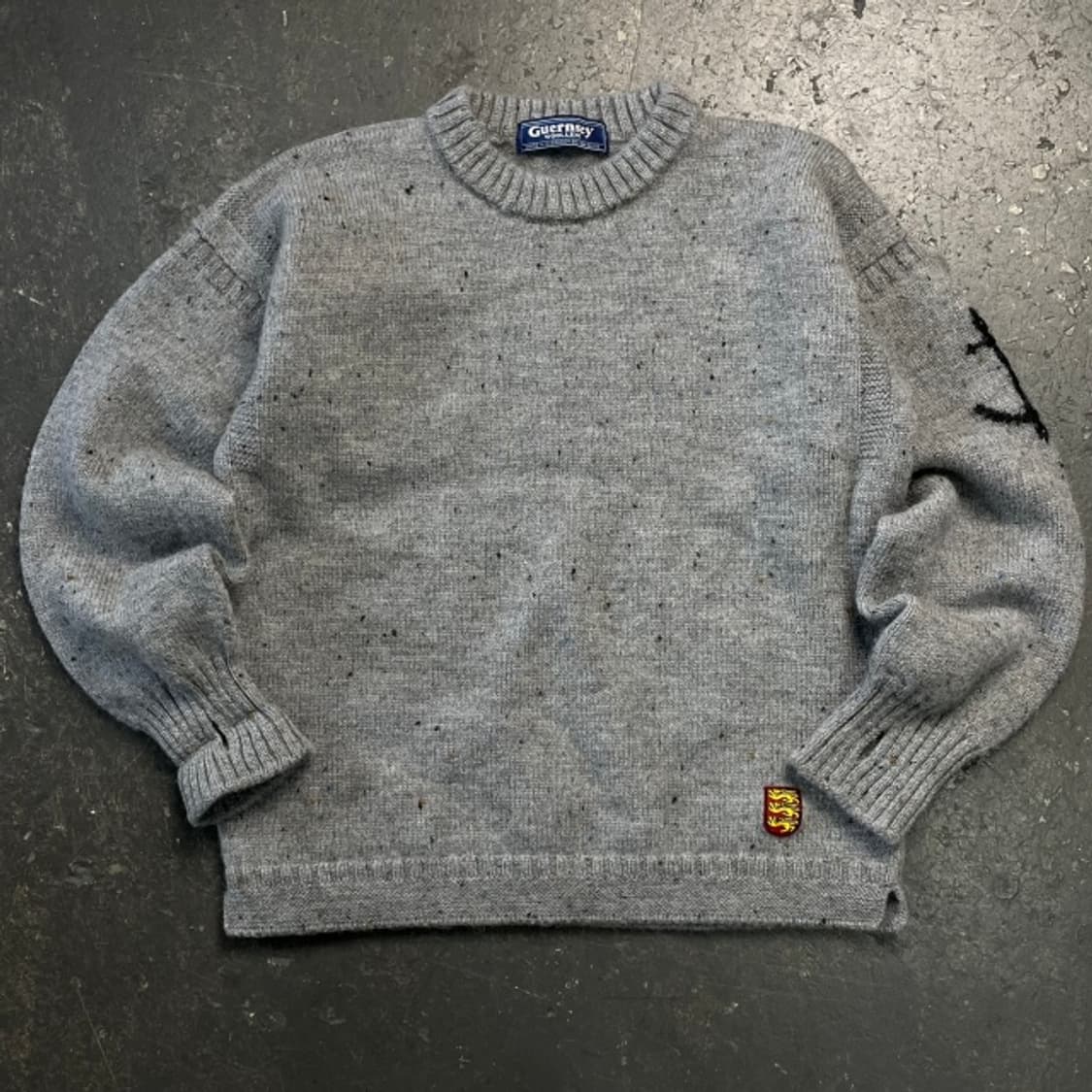 95 건지 울른스 피셔맨 스웨트 니트 상품이미지1