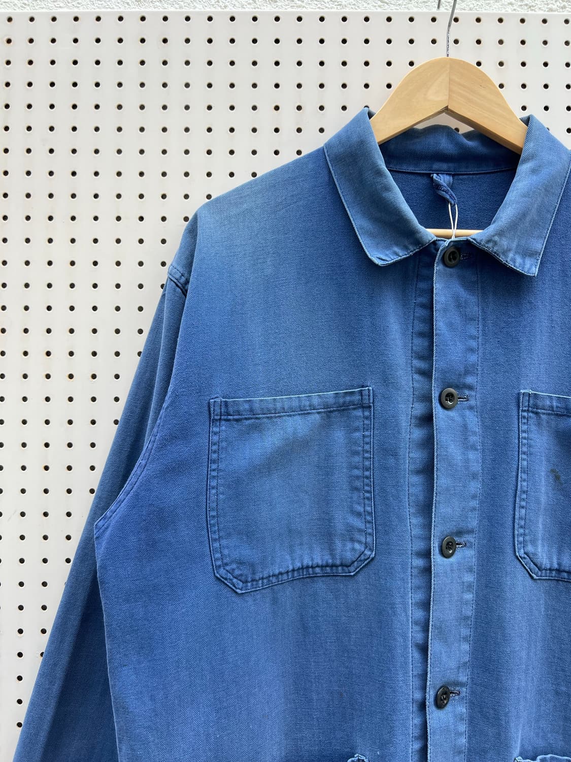 OLD VINTAGE HARD FADED HBT 프렌치헤링본워크자켓 상품이미지5