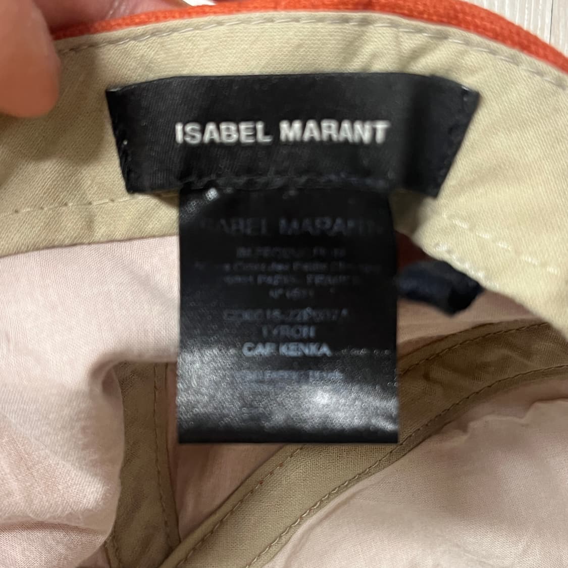 이자벨마랑 볼캡 오렌지 Isabel Marant 모자 상품이미지6