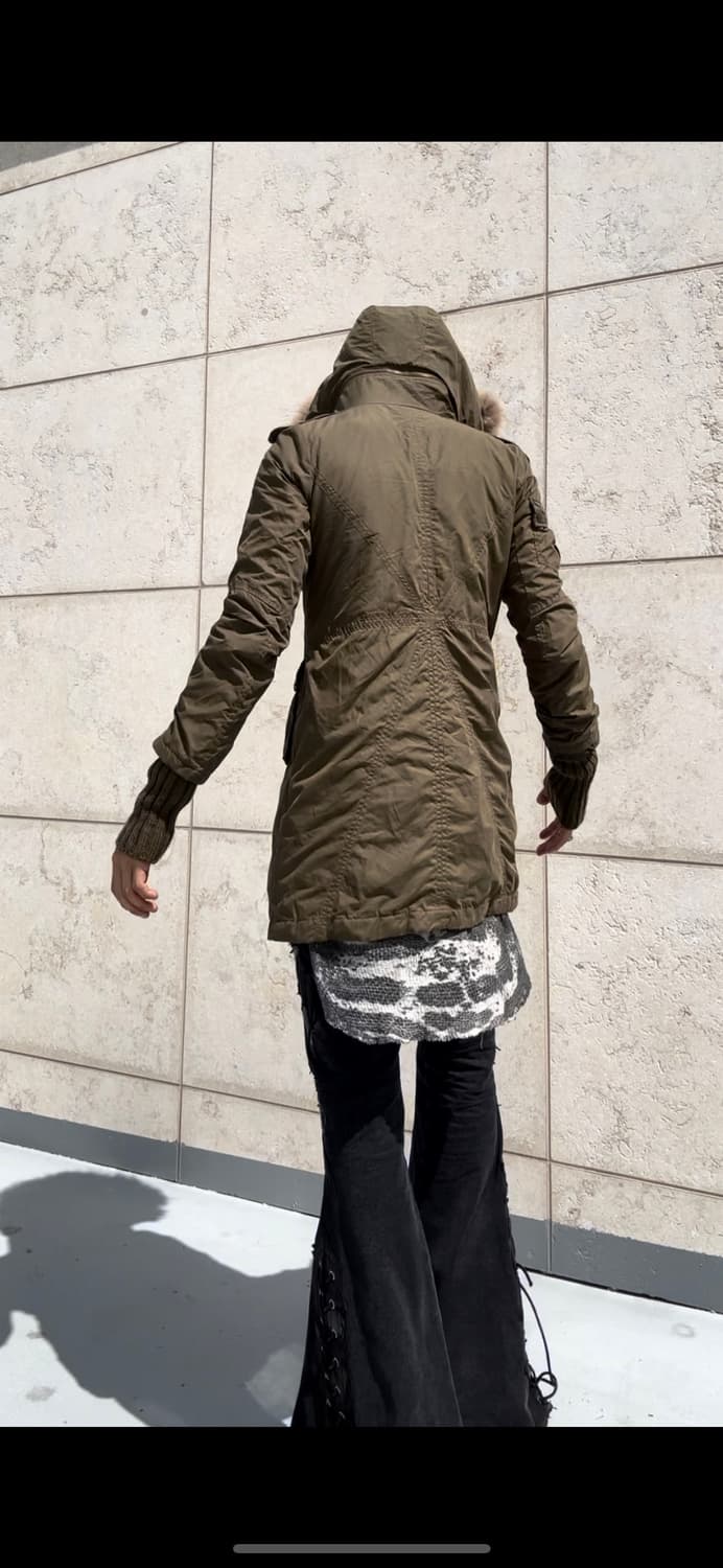 “Vintage” 00’s Mood Khaki Handwarmer Det 상품이미지10