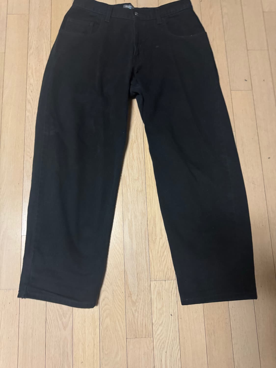 리바이스 실버탭 배기 블랙진 상품이미지1