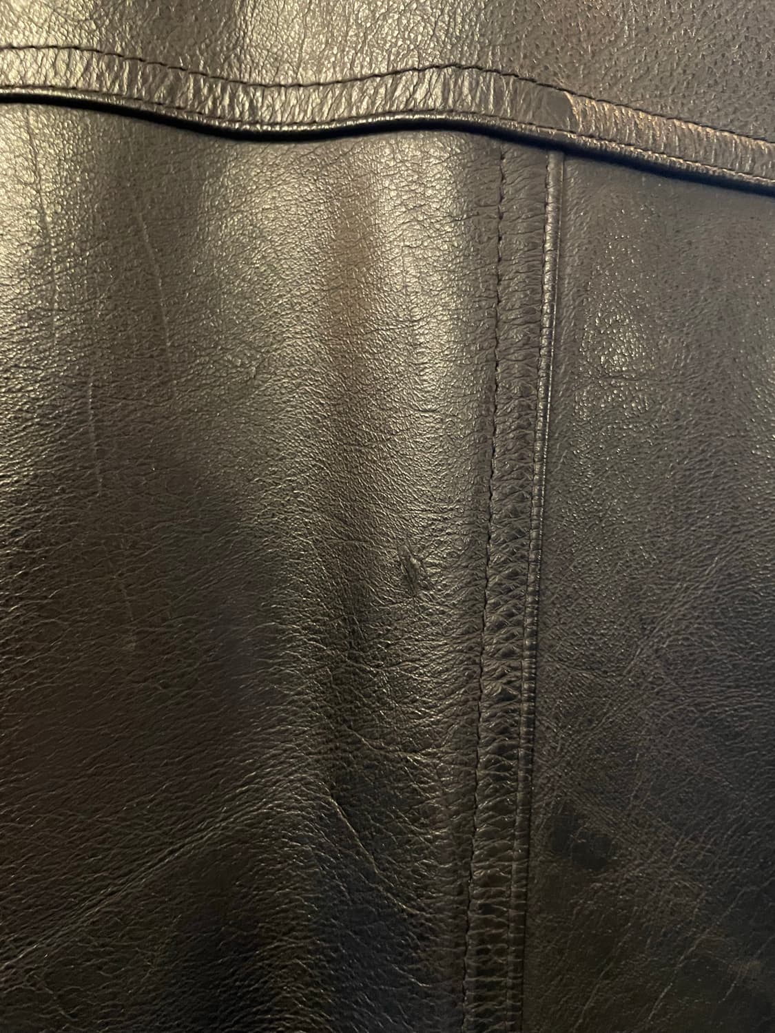 BEYOND 리얼 레더 헌팅 베스트 블랙 상품이미지8