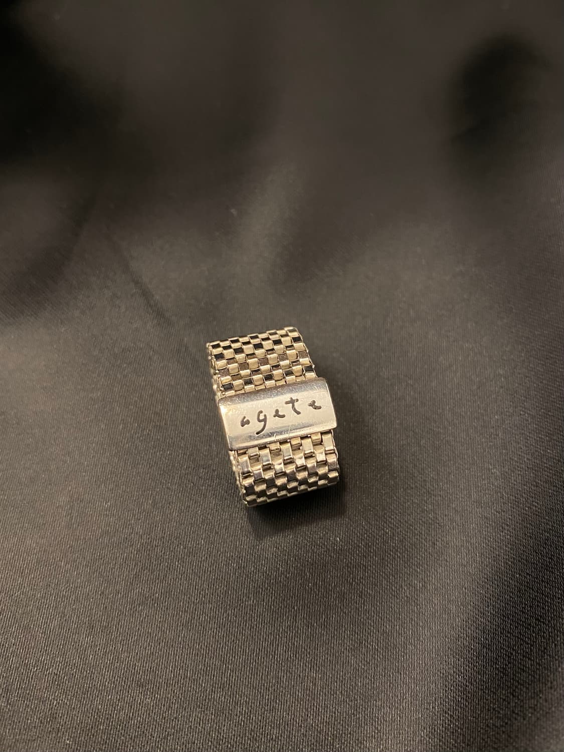 mesh chain 925silver ring 상품이미지2