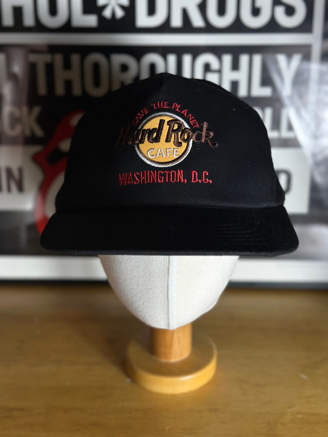 90s hardrock cafe 빈티지 하드락카페 모자 상품이미지1