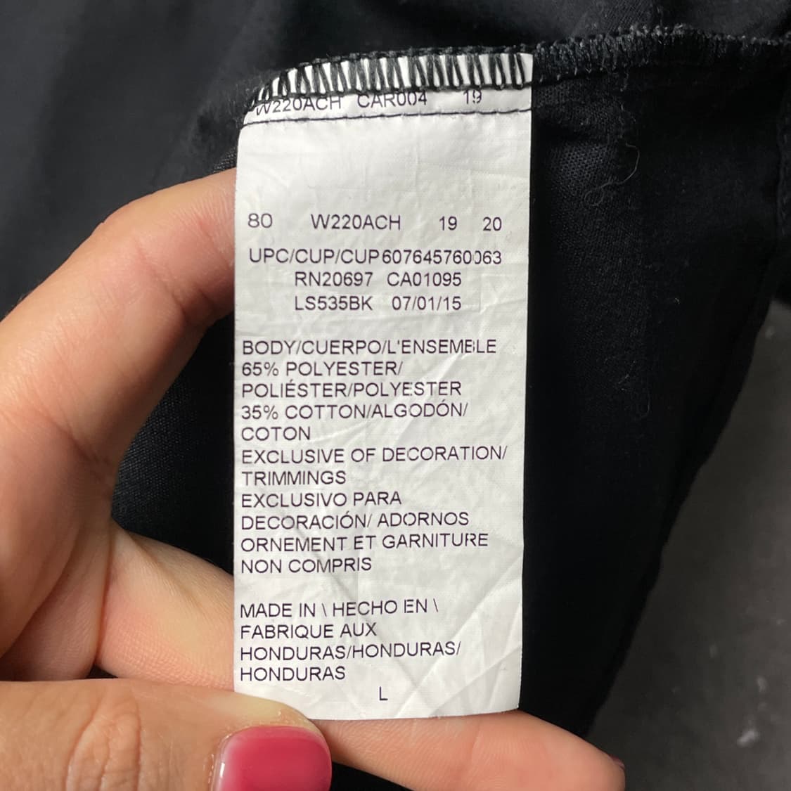 DICKIES 디키즈 빈티지 블랙 자수 반팔 워크셔츠 A01010 상품이미지10