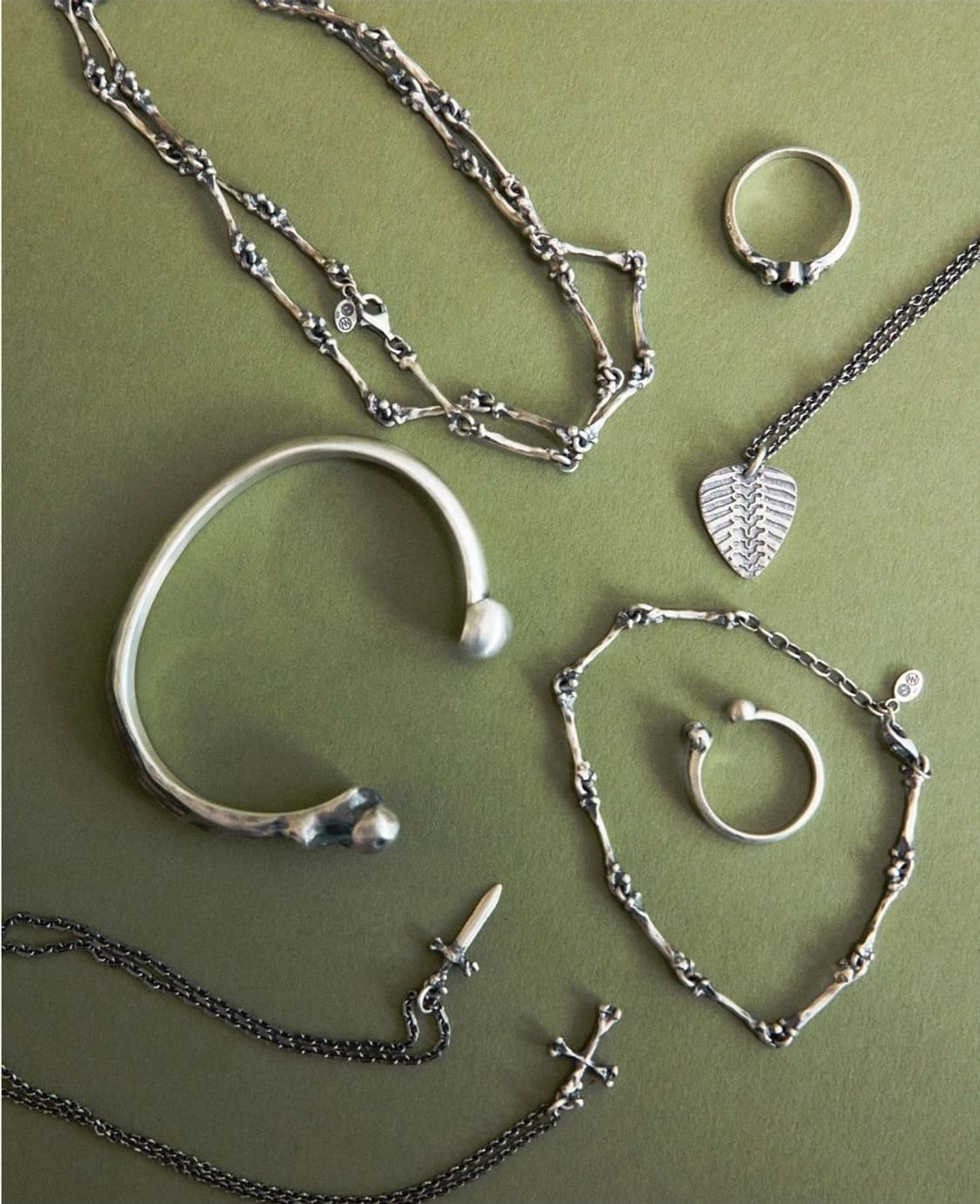 조실버 x 인새인개러지 bone chain bracelet 상품이미지4