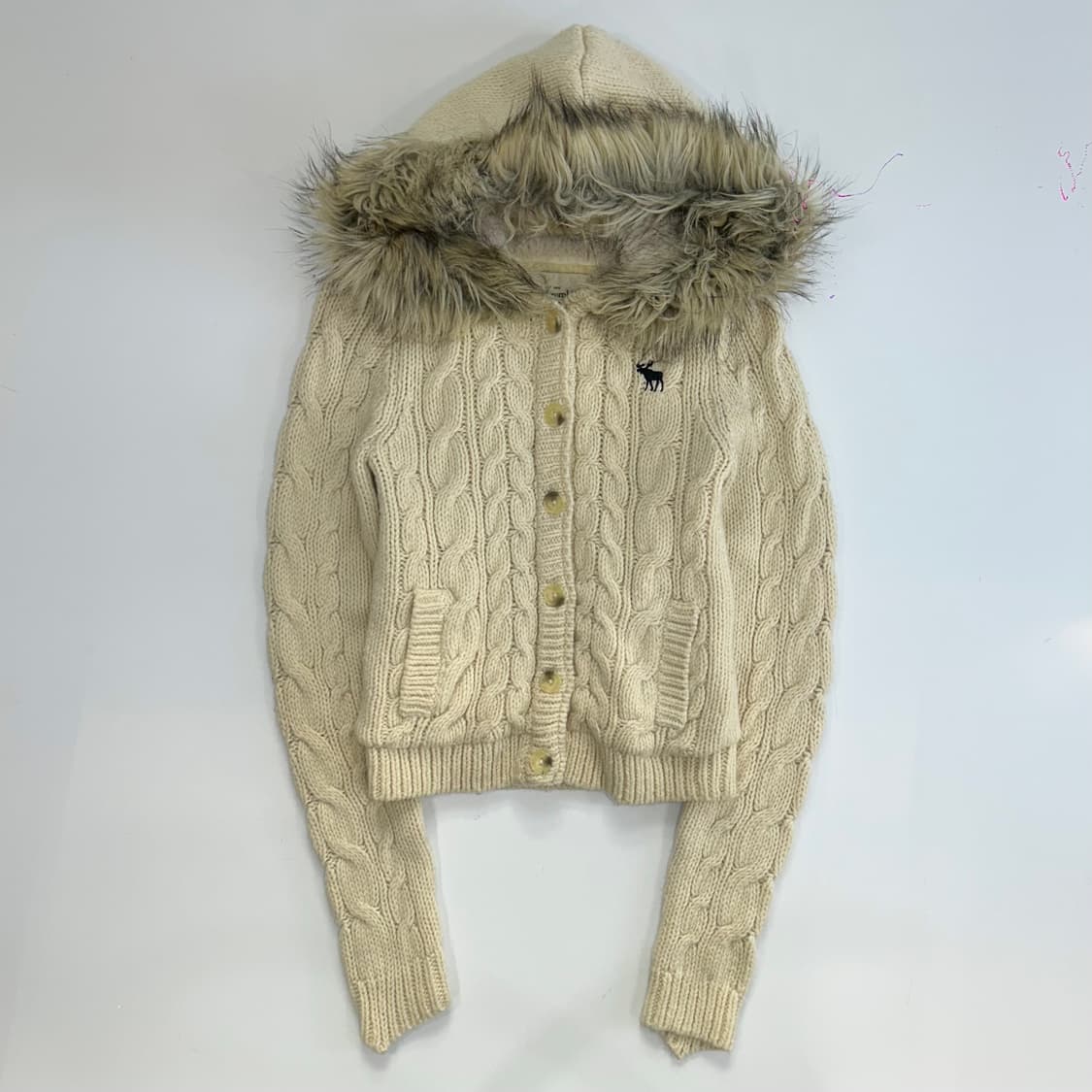 Abercrombie 아베크롬비 울프죠 니트 버튼업 가디건 상품이미지3