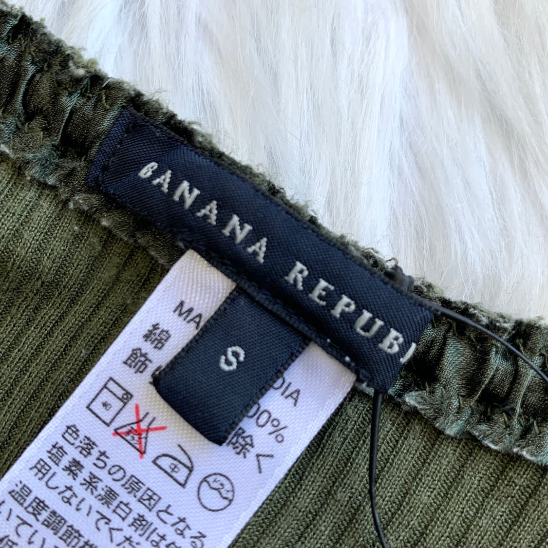 빈티지 BANANA REPUBLIC 골지 니트 나시 1880 상품이미지7