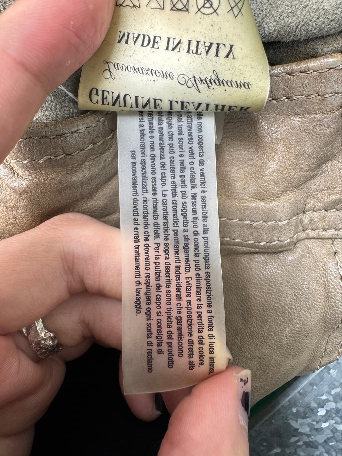 살바토레 산토로 램 레더 자켓 상품이미지5