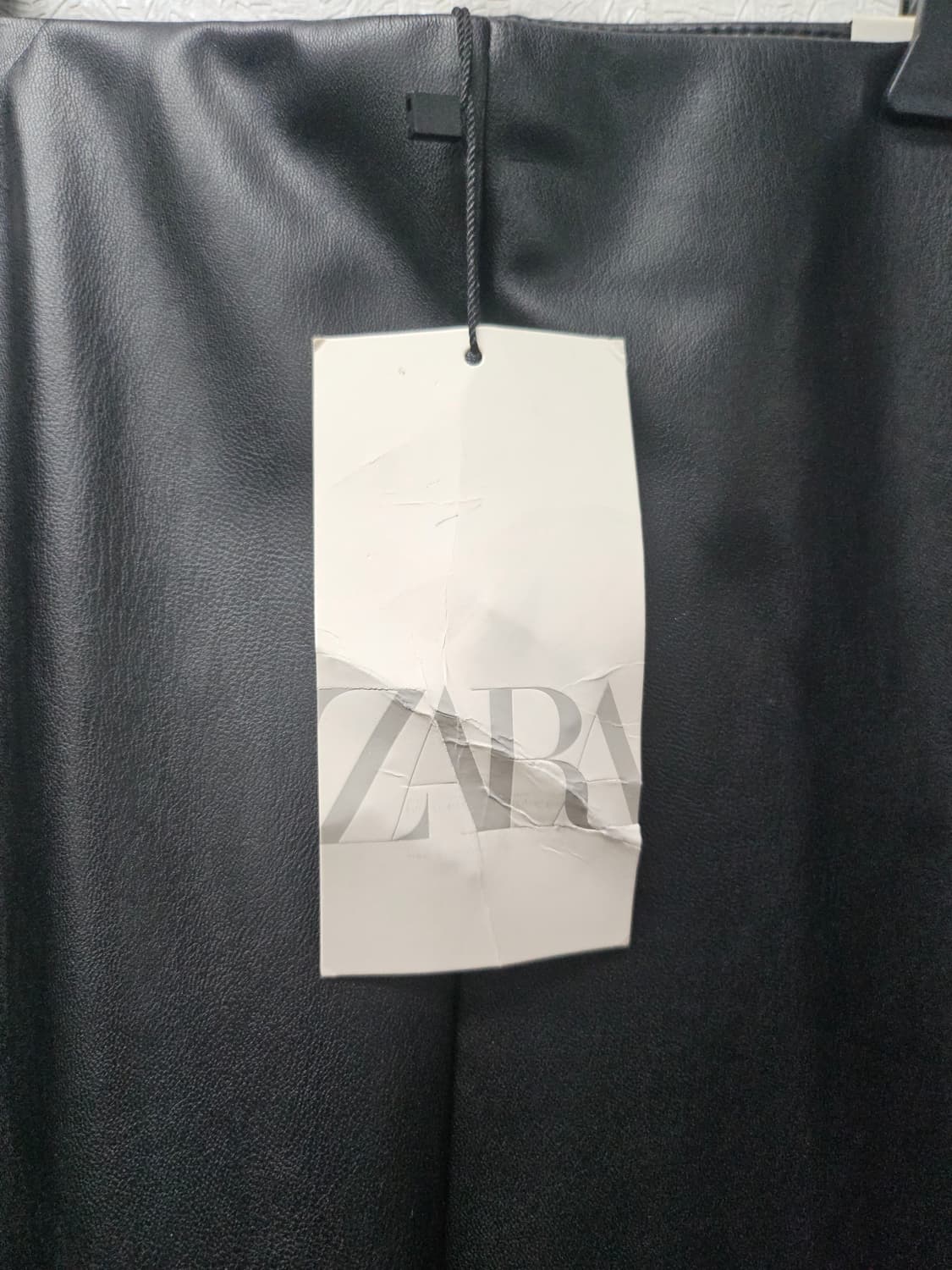 자라 블랙 레더 팬츠  L 사이즈 상품이미지2