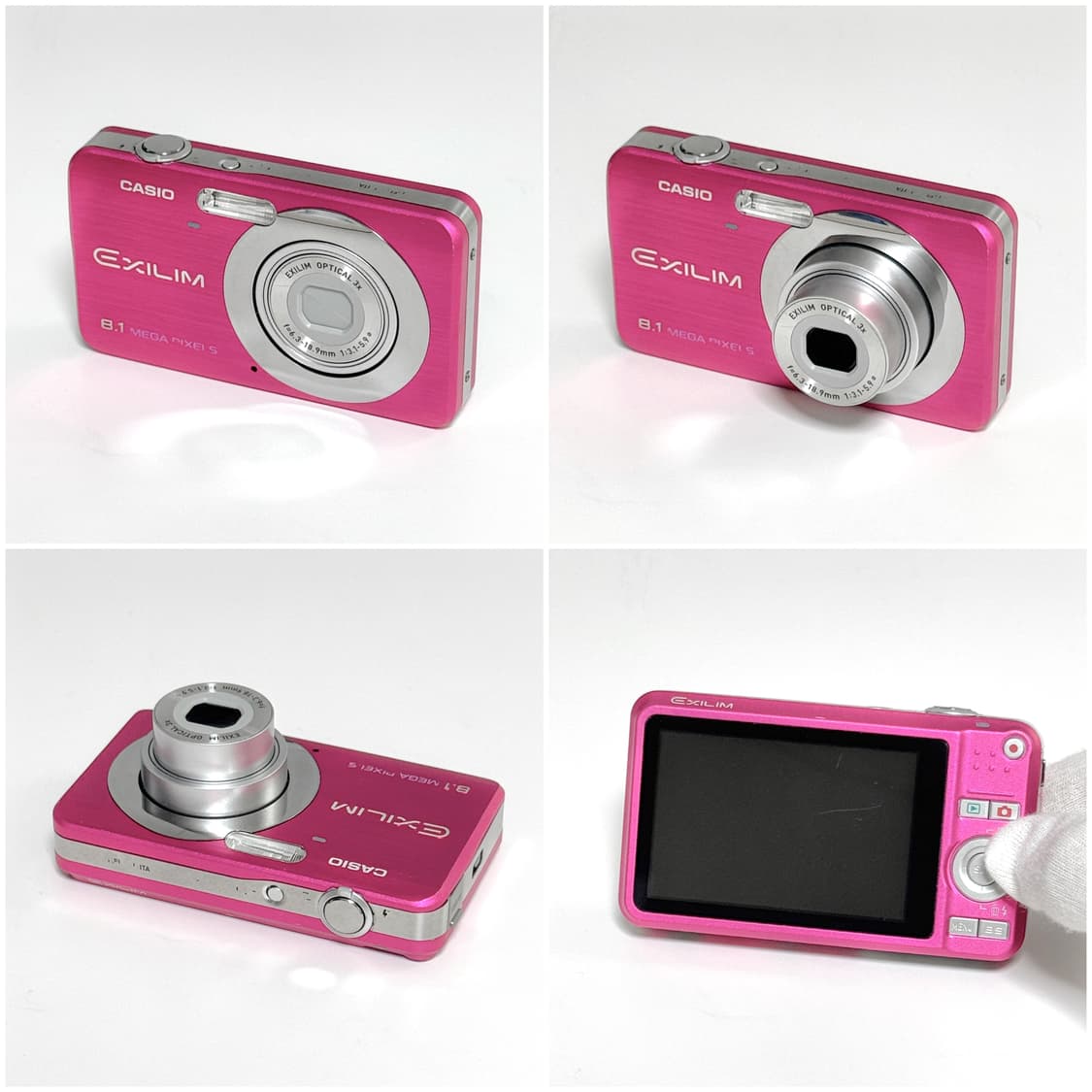 카시오 엑슬림 Z80 체리핑크 빈티지디카 상품이미지2