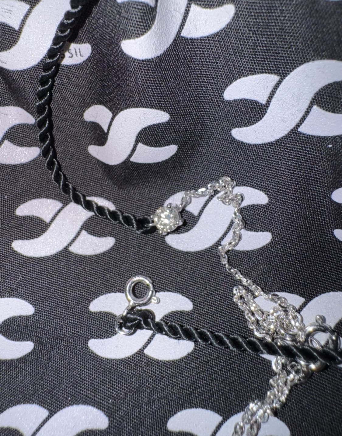 에스실 ssil 14K Dia Silk N_Black 목걸이 상품이미지2