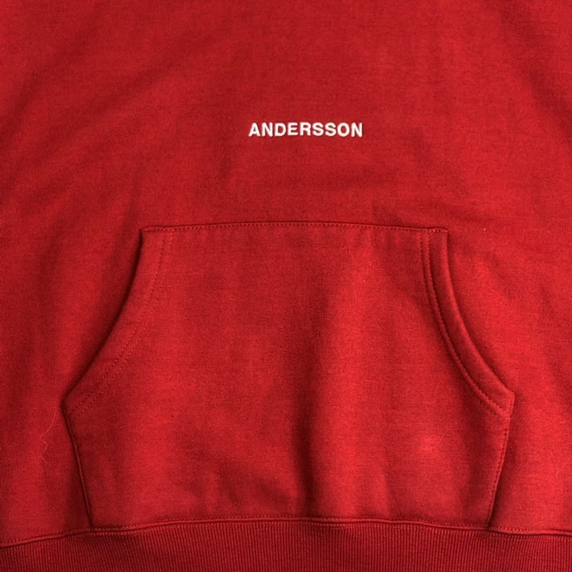 ANDERSSON BELL 아치 슬로근 A패치 후드티 XL 상품이미지3