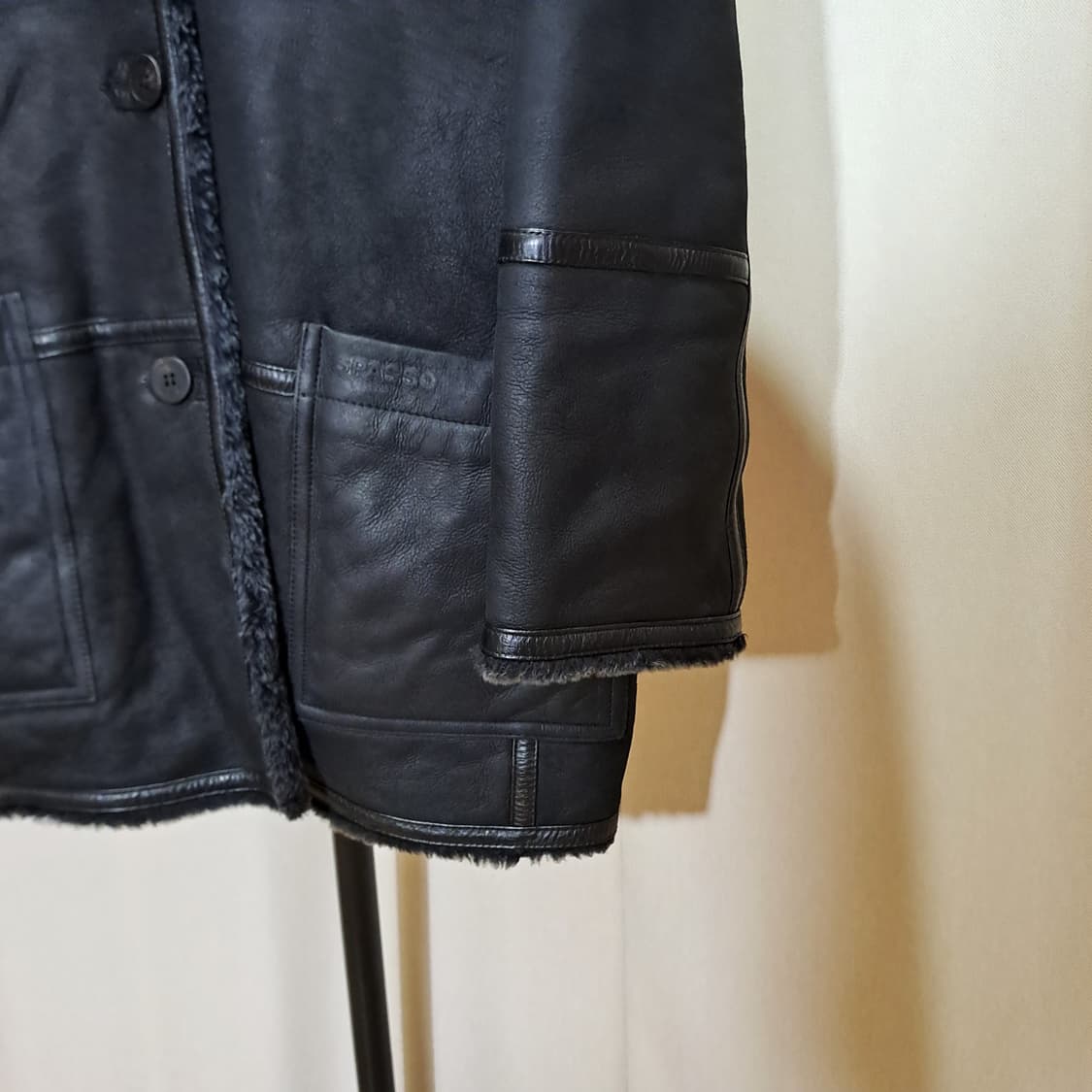 (택포) 스파소 양가죽 양털 리버서블 무스탕 105 B177 상품이미지3