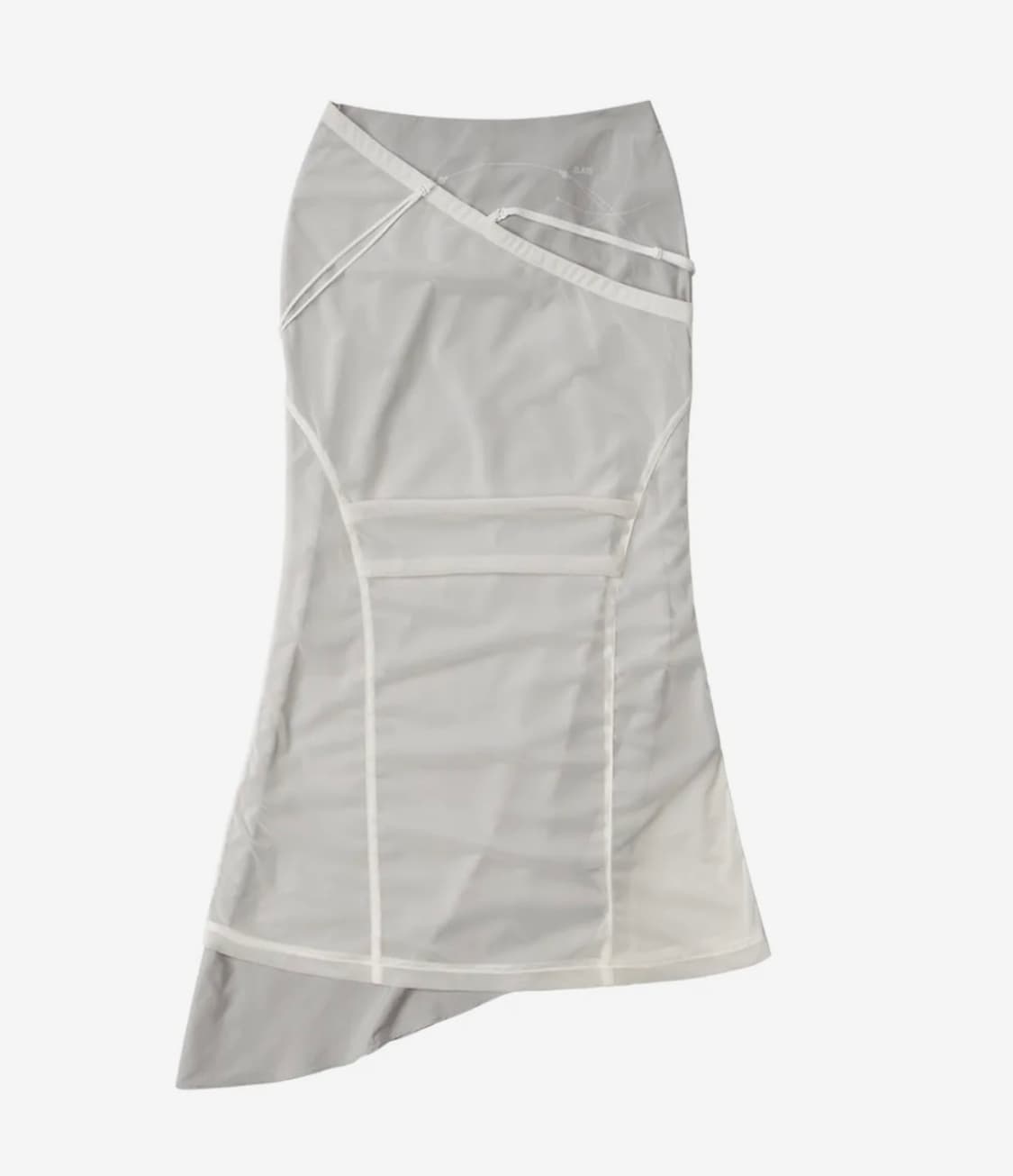 오호스 Layered Mesh Strap Skirt 상품이미지1