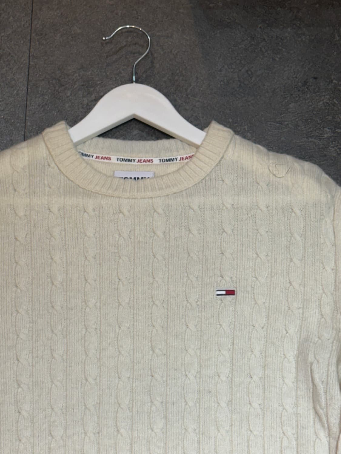 타미힐피거 꽈배기 니트 스웨터 S 상품이미지4