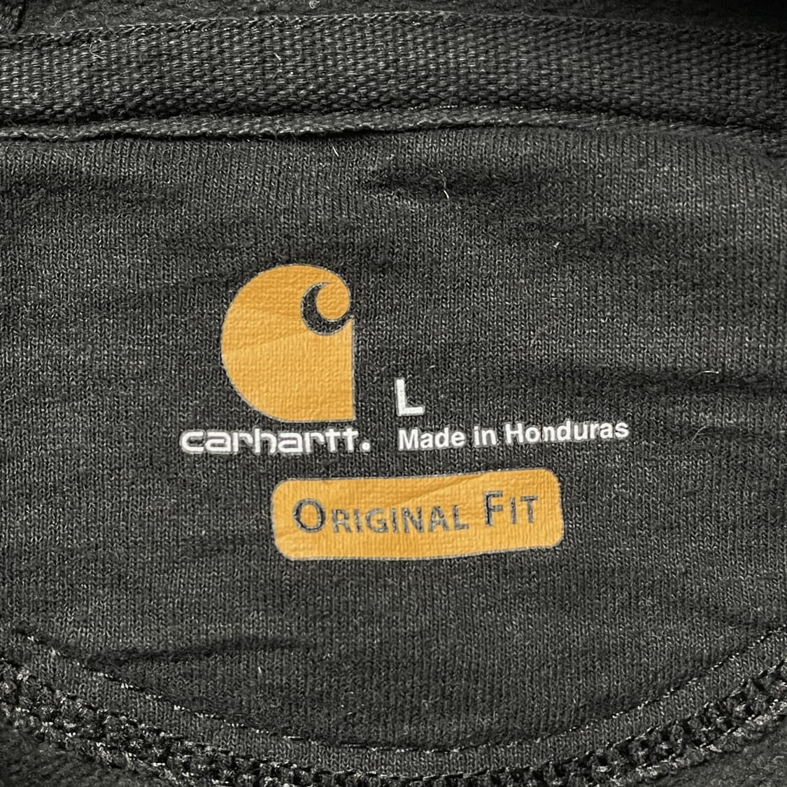 CARHARTT 칼하트 빈티지 블랙 후드티 A00377 상품이미지8