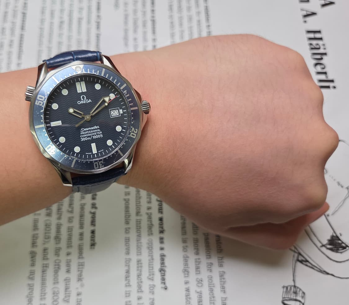 레어] 오메가 씨마스터 300m 물결 41mm 크로노미터 오토매틱 상품이미지7