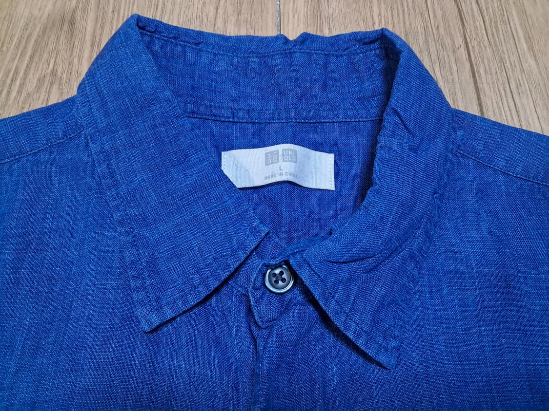 유니클로 린넨 셔츠 남성100  상품이미지6