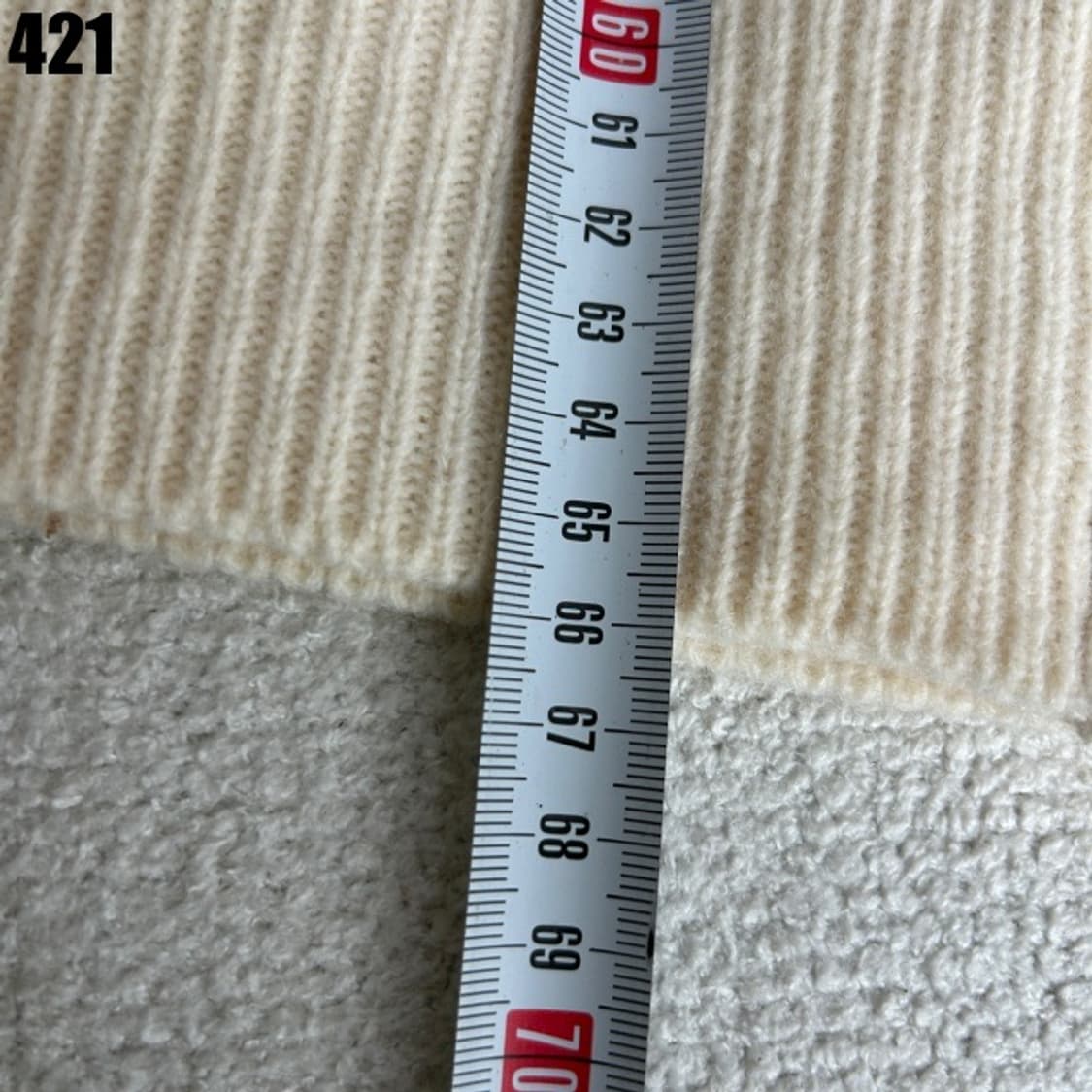 메종키츠네 아이보리 니트  상품이미지5