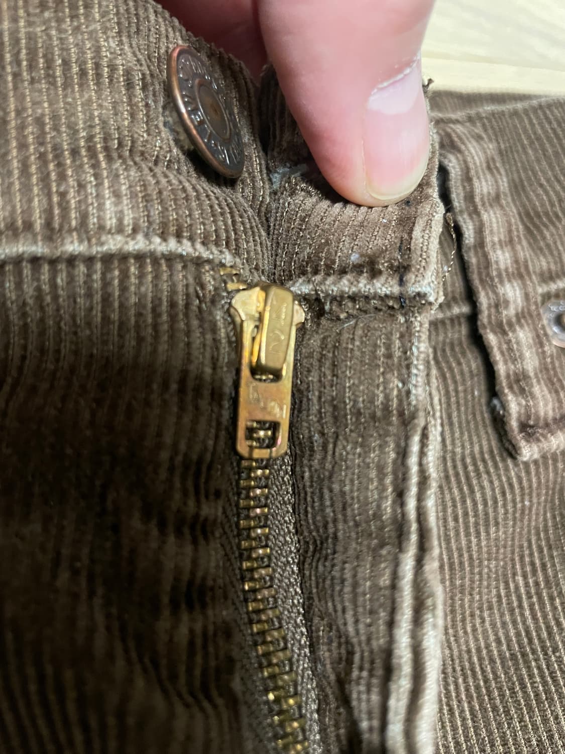 빈티지 리바이스 브라운 코듀로이 517 팝니다 상품이미지2