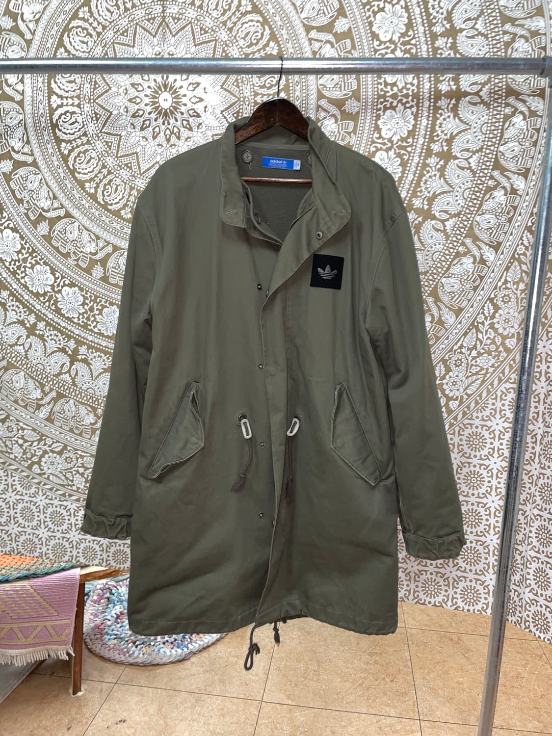 아디다스 내피 기모 파이어버드 야상점퍼  상품이미지3