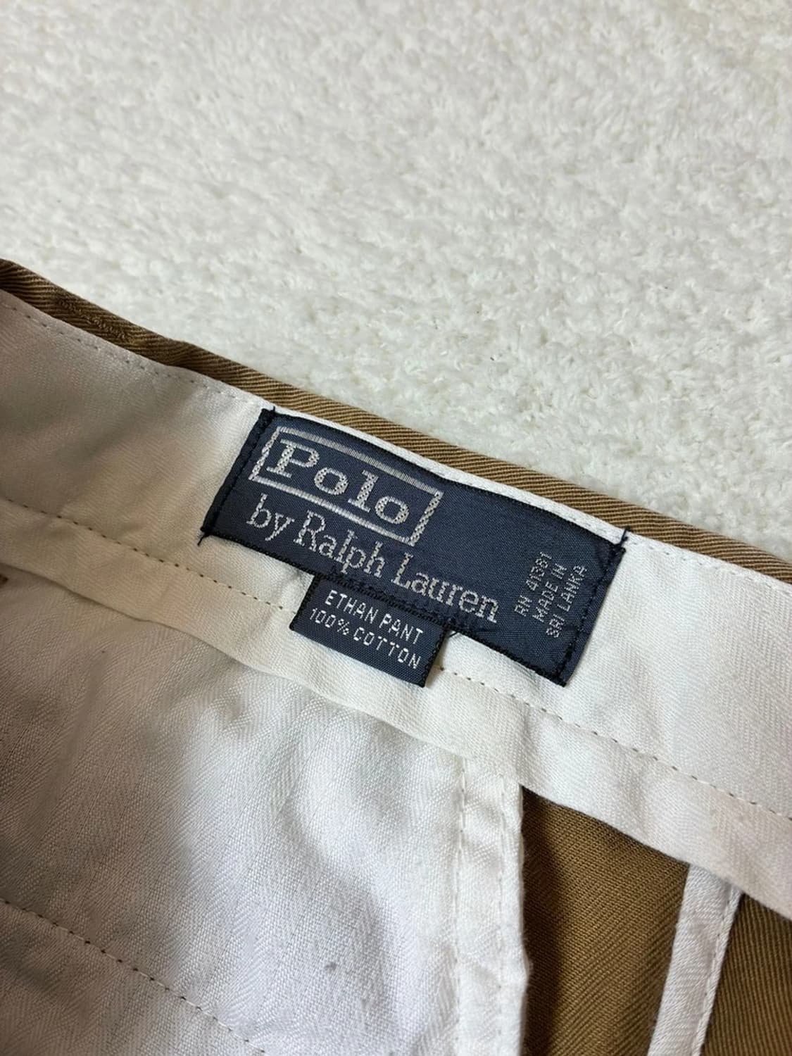 폴로 랄프로렌 00's 투턱 스트레이트 치노 팬츠 PN6513 상품이미지8