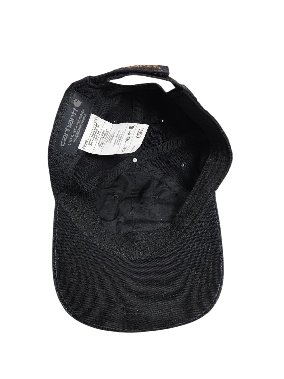 칼하트 캔버스 볼캡 블랙 상품이미지4