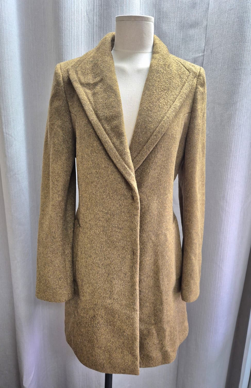 올리비아 하슬러 브라운 코트 85#최상급 상품이미지1