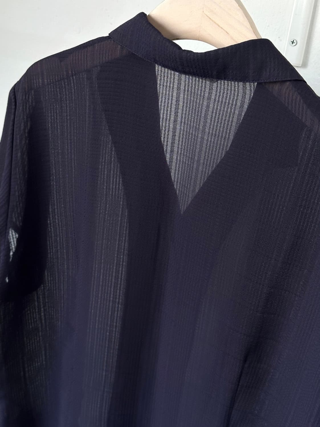 Patterned sheer loose blouse 상품이미지7