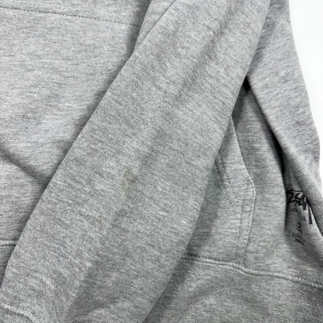 스투시 월드투어 런던 그레이 후드티 (L) 상품이미지6