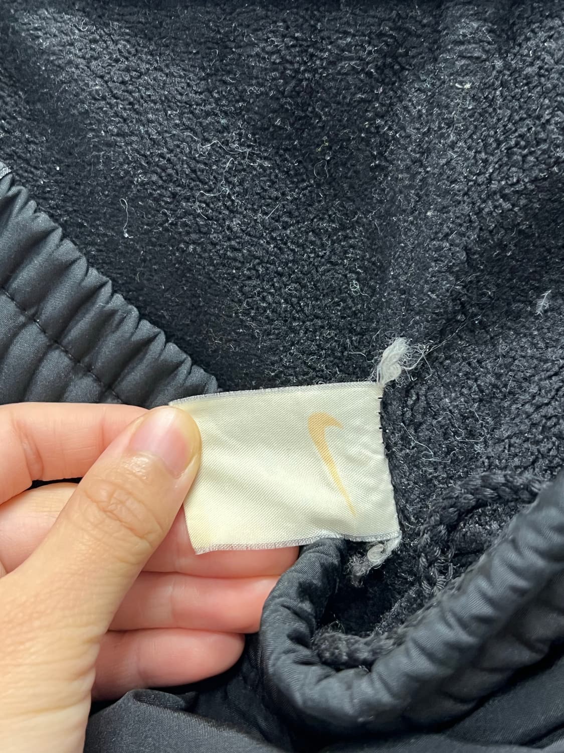 나이키 올드스쿨 사이드테잎 웜업 셋업 블랙 made in korea 상품이미지8