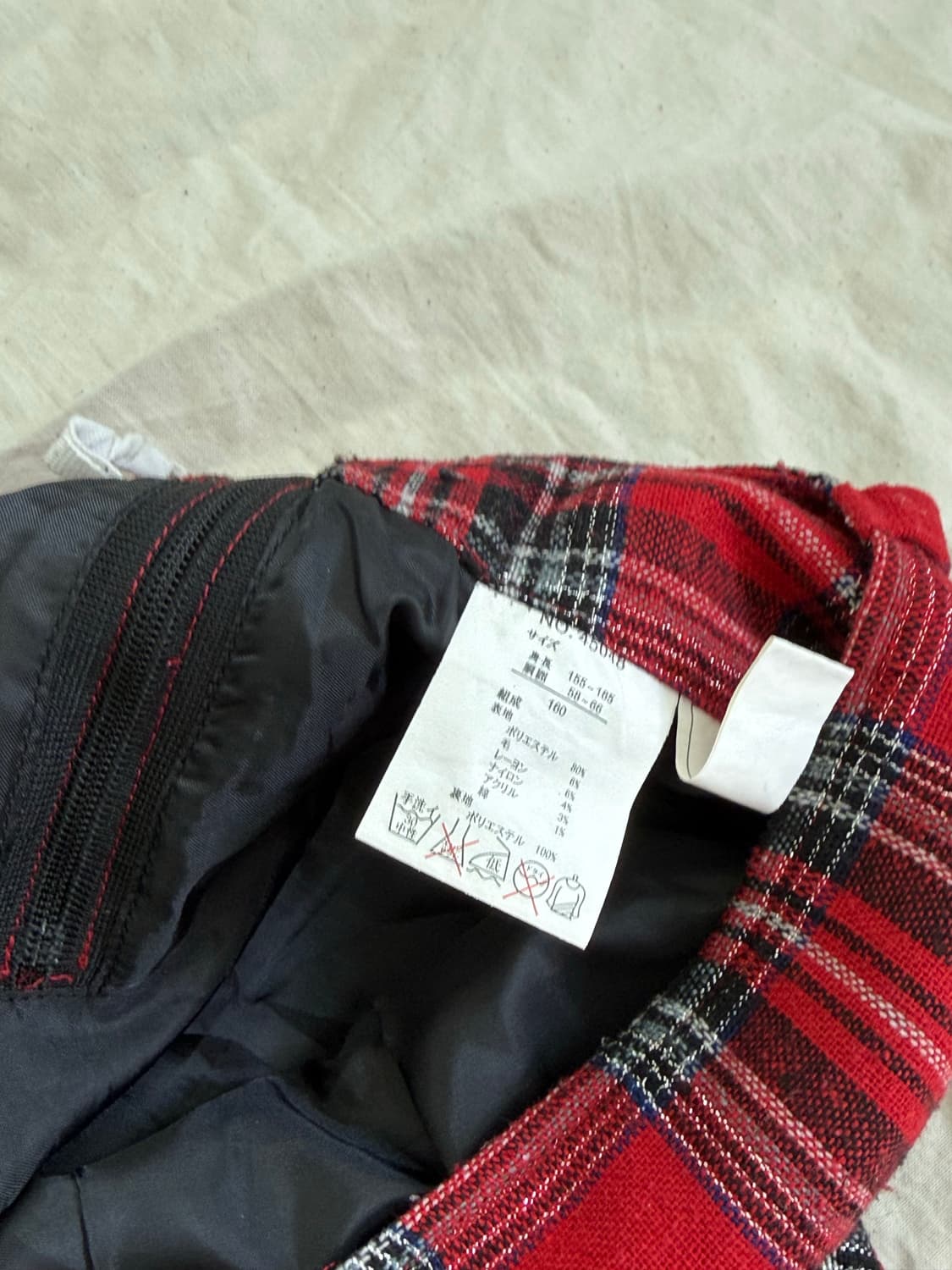 나나펑크 캐캐체 체크 미니플리츠 미니 스커트 상품이미지7