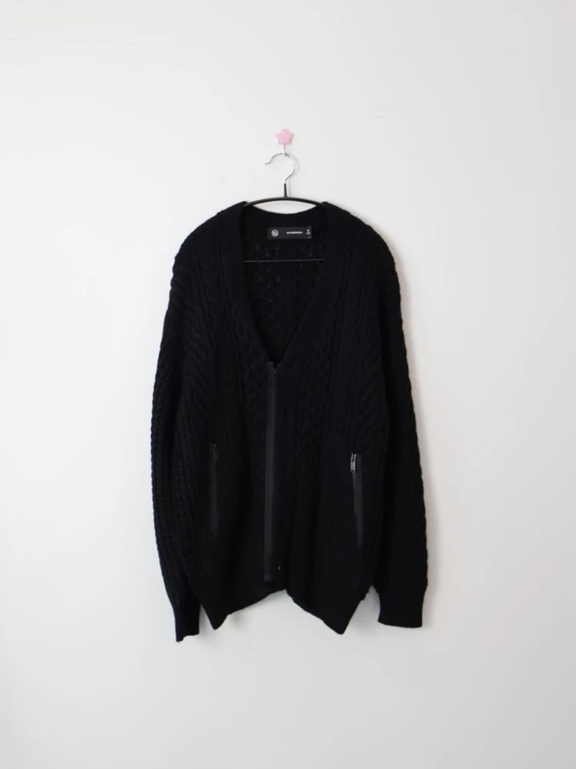 GU x UNDERCOVER Black Knit Cardigan 상품이미지3