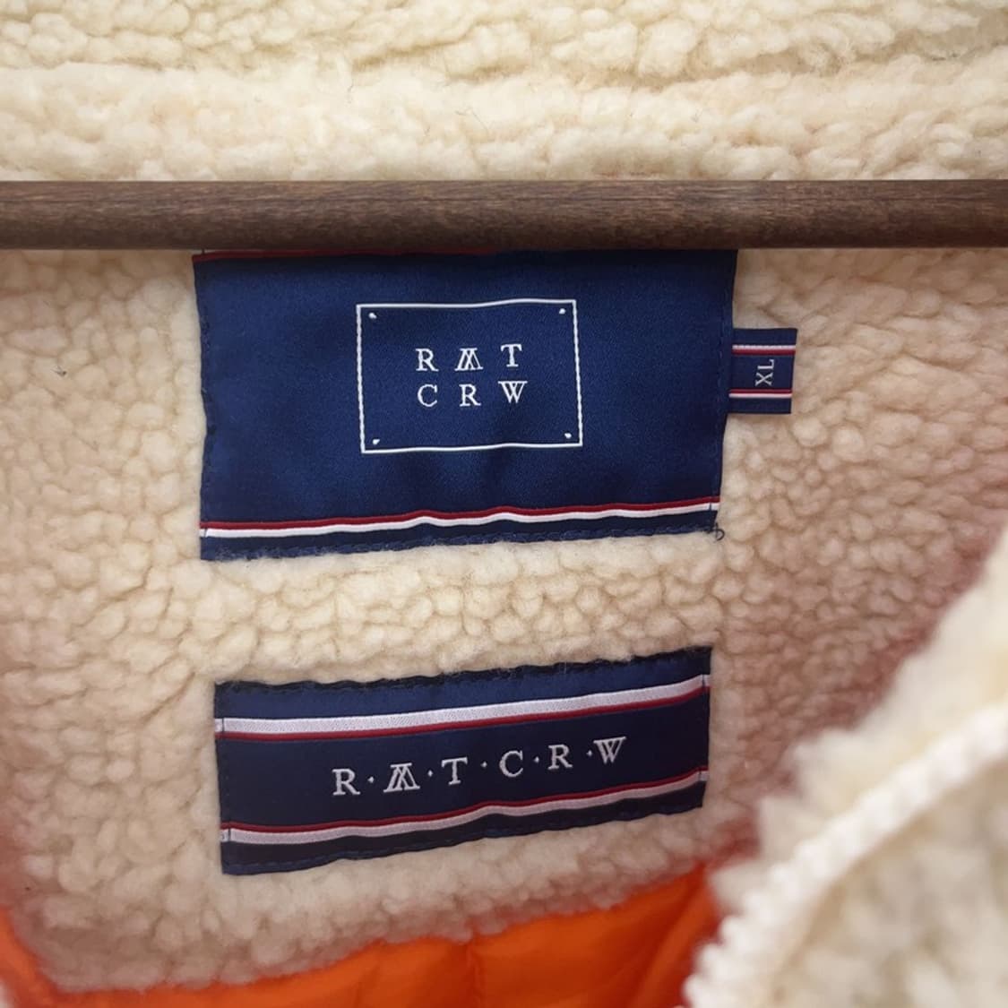 로맨틱크라운 키치 유니크 오렌지포켓 빅 오버핏 후리스 XL C07226 상품이미지5