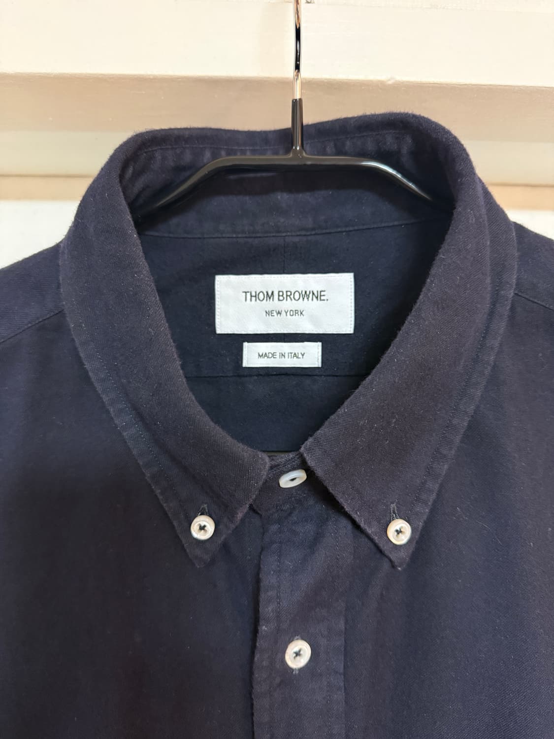 톰브라운 26SS 플란넬 4-바 셔츠 (MWL272A 05245 415) 상품이미지3