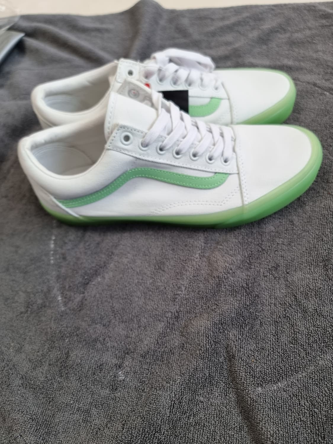 반스 올드스쿨 화이트/클리어솔275 상품이미지3